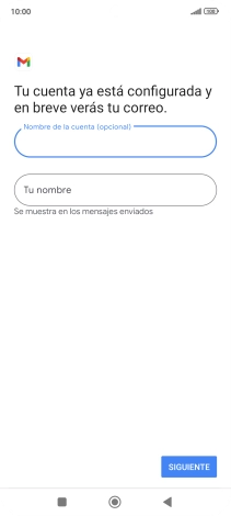 Pulsa Tu nombre e introduce el nombre del remitente.