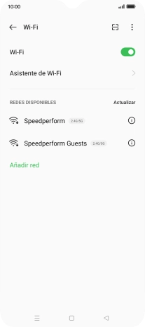 Pulsa Asistente de Wi-Fi.