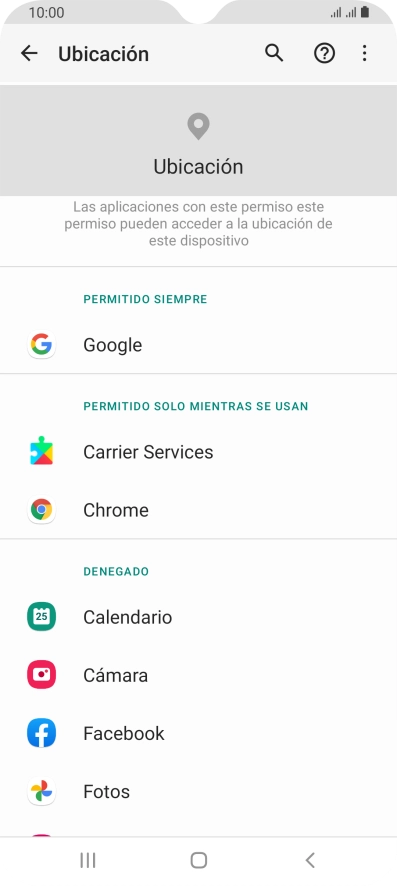 Pulsa la app deseada.