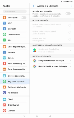 Pulsa el indicador junto a 