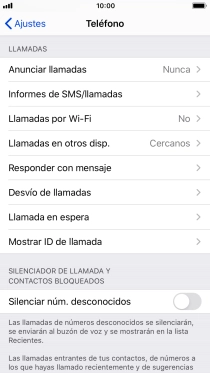 Pulsa Anunciar llamadas.