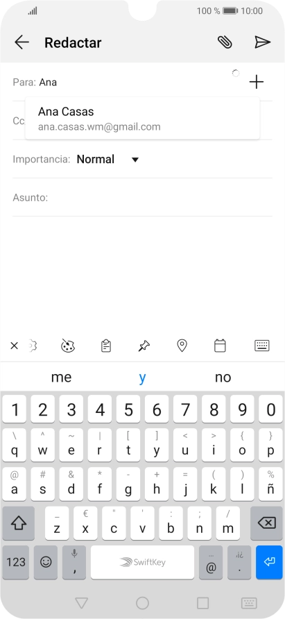 Pulsa el contacto deseado.