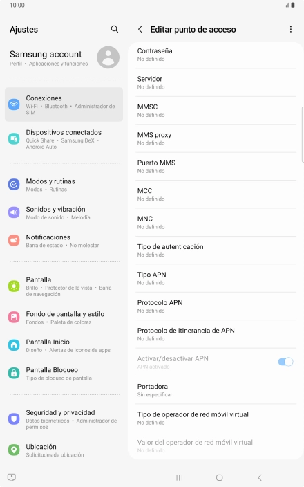Pulsa Protocolo de itinerancia de APN.
