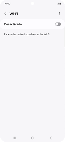 Pulsa el indicador para activar la función.
