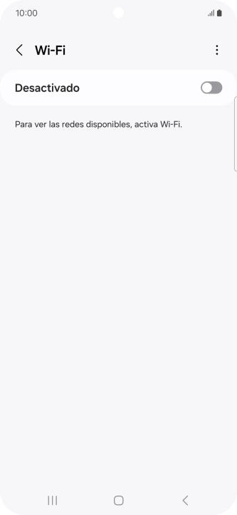 Pulsa el indicador para activar la función.