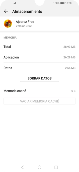 Pulsa la tecla de inicio para terminar y regresar a la pantalla de inicio.