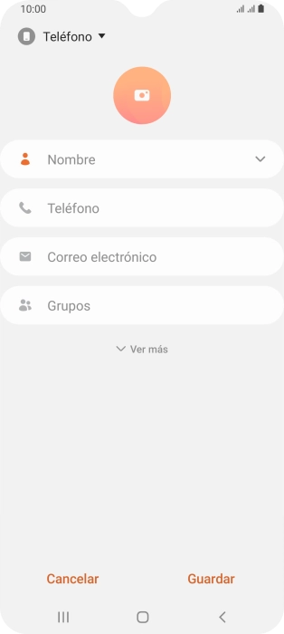 Pulsa la lista desplegable de la guía.
