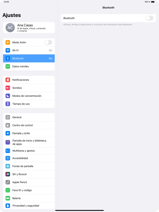 Pulsa el indicador junto a 