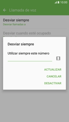 Pulsa DESACTIVAR.