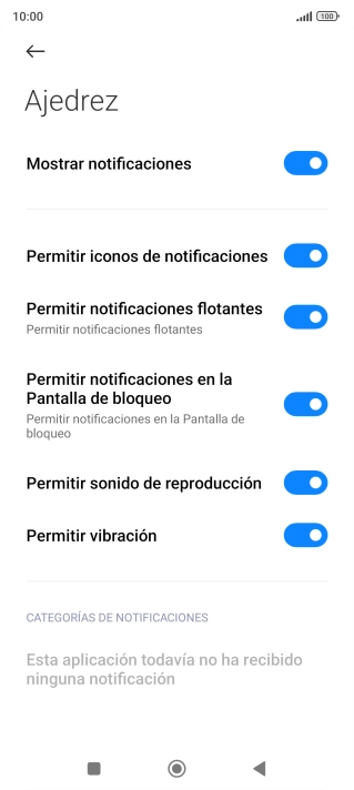 Pulsa el indicador junto a 
