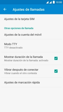 Pulsa Ajustes de la tarjeta SIM.