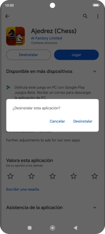 Pulsa Desinstalar.