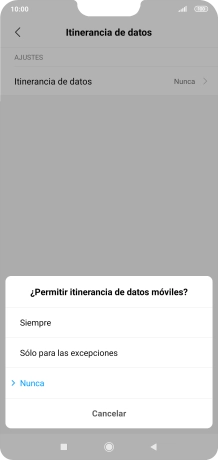 Pulsa el ajuste deseado para activar o desactivar la función.