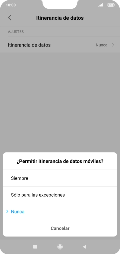 Pulsa el ajuste deseado para activar o desactivar la función.