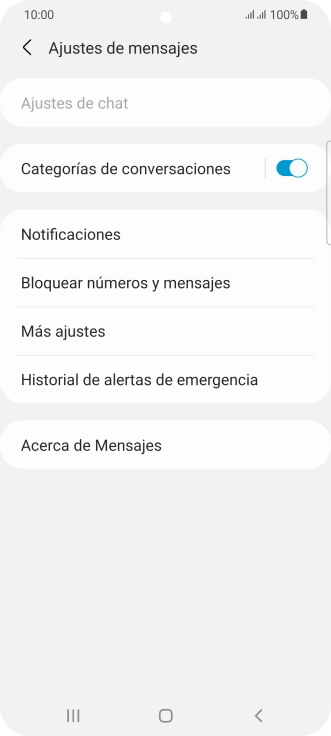 Pulsa Más ajustes.