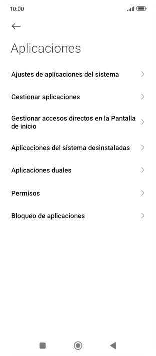 Pulsa Gestionar aplicaciones.