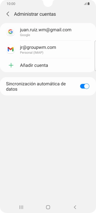 Pulsa la tecla de inicio para terminar y regresar a la pantalla de inicio.