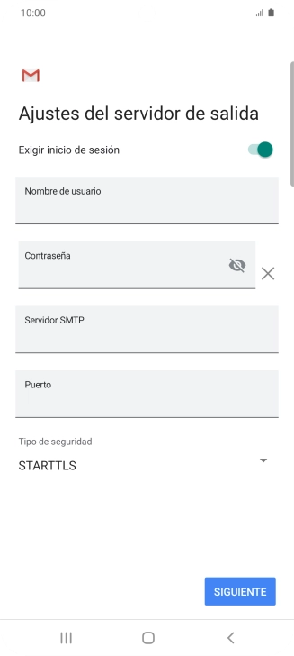 Pulsa el indicador junto a 