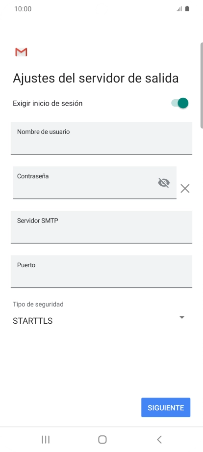 Pulsa el indicador junto a 