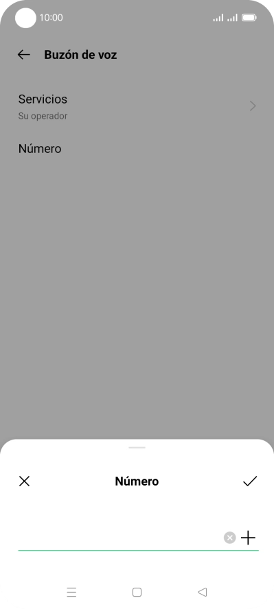 Introduce 22177 y pulsa el icono de aceptar.