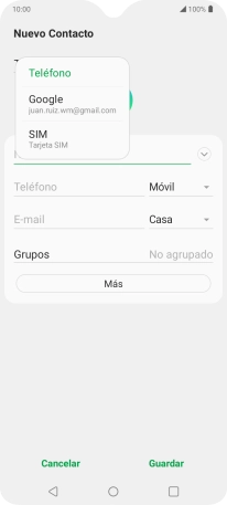 Pulsa Teléfono.