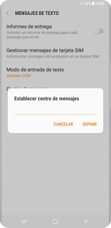 Introduce +34607003110 y pulsa DEFINIR.