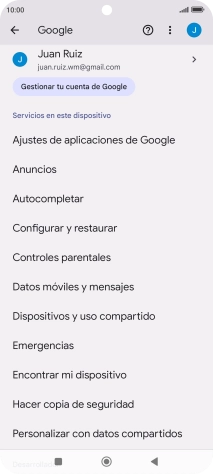 Pulsa Encontrar mi dispositivo.