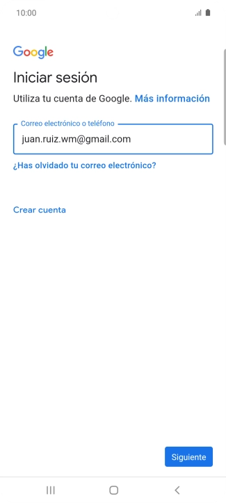 Pulsa Siguiente.
