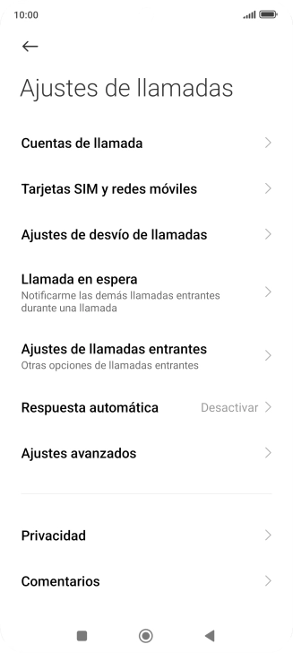 Pulsa Ajustes avanzados.
