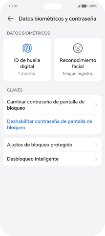 Pulsa Deshabilitar contraseña de pantalla de bloqueo e introduce el código de seguridad extra que has creado anteriormente.