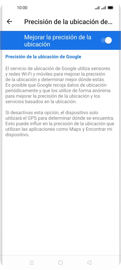 Si pulsas el indicador junto a 