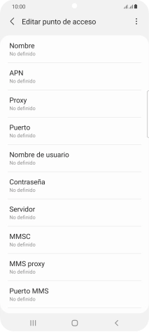 Pulsa Nombre.