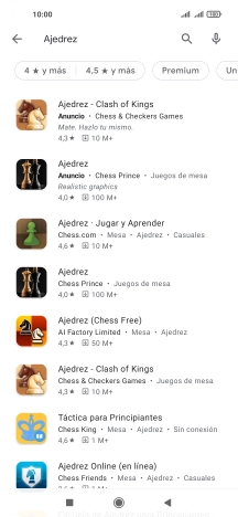 Pulsa la app deseada.