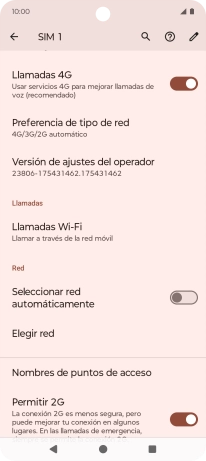 Pulsa el indicador junto a 