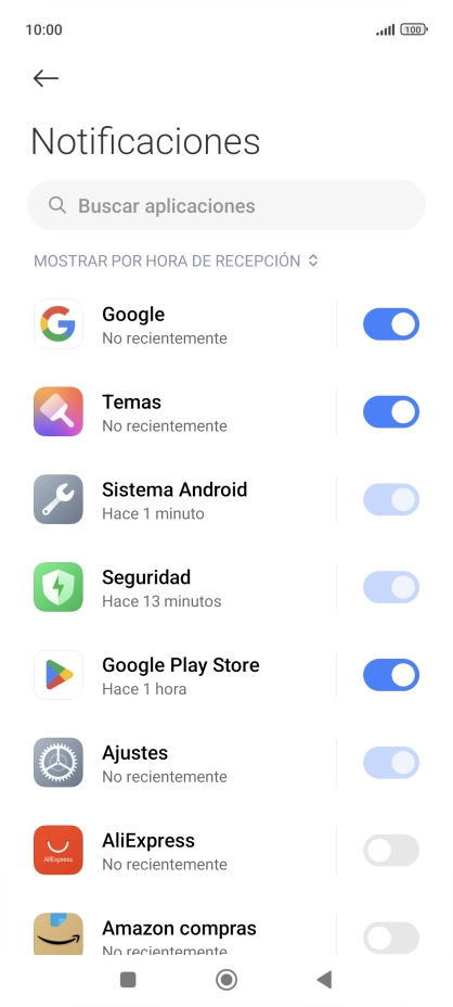 Pulsa la app deseada.