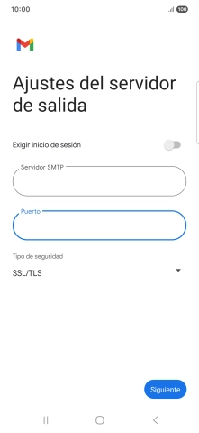 Pulsa Siguiente.
