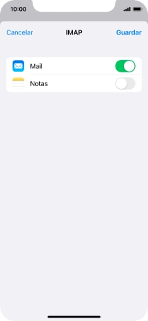 Pulsa Guardar. Ahora se ha configurado tu cuenta de correo electrónico. Si deseas seleccionar más ajustes del servidor de correo de entrada o de salida, continúa con los pasos siguientes.