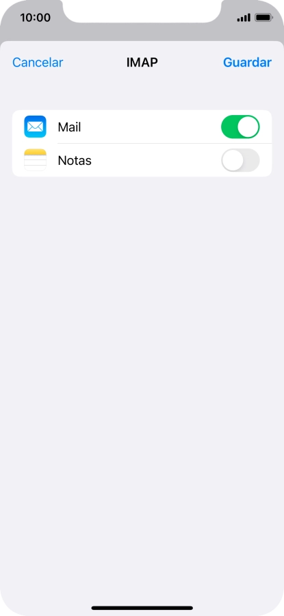 Pulsa Guardar. Ahora se ha configurado tu cuenta de correo electrónico. Si deseas seleccionar más ajustes del servidor de correo de entrada o de salida, continúa con los pasos siguientes.