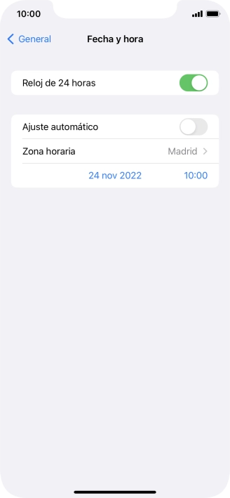 Pulsa el indicador junto a 