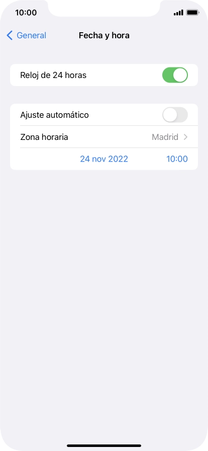 Pulsa el indicador junto a 