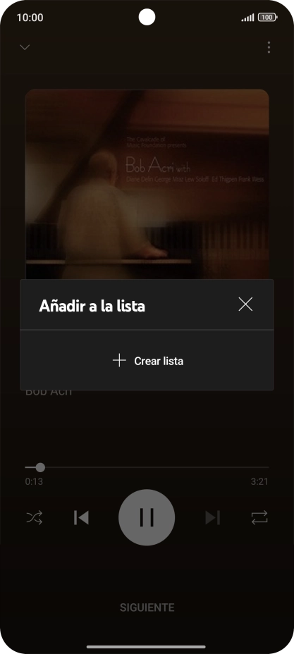 Pulsa Crear lista.