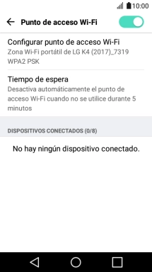 Pulsa la tecla de inicio para terminar y regresar a la pantalla de inicio.