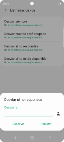 Introduce +34600132000 y pulsa Habilitar.
