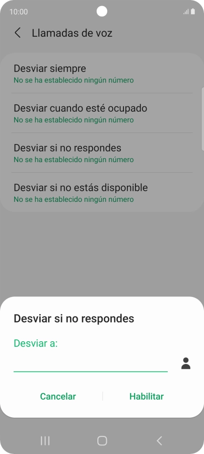 Introduce +34600132000 y pulsa Habilitar.