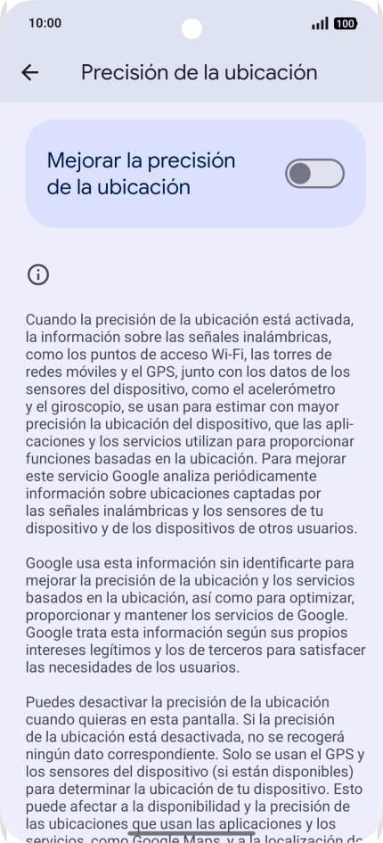 Si pulsas el indicador junto a 