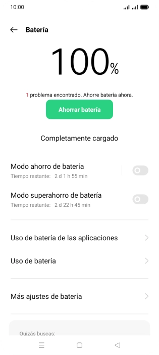 Pulsa el indicador junto a 