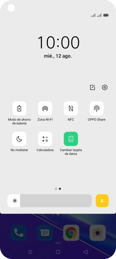 Pulsa Modo de ahorro de batería para activar la función.