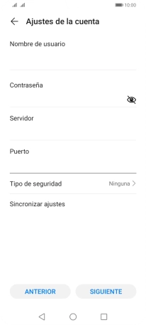 Pulsa Tipo de seguridad.