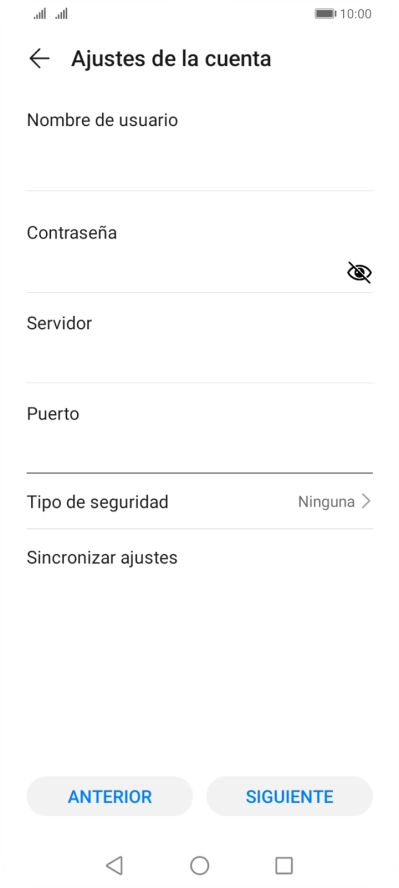 Pulsa Tipo de seguridad.