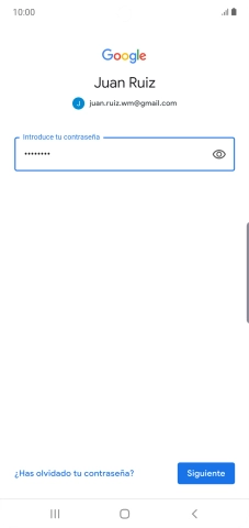 Pulsa Siguiente.